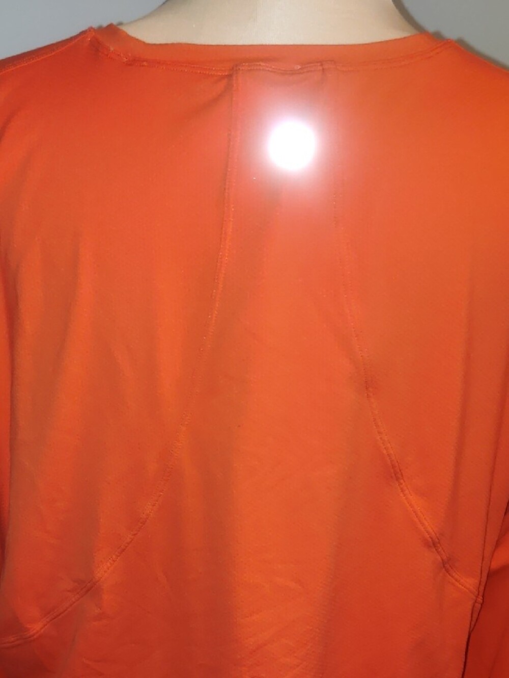 lululemon athletica Cropped Long-Sleeve Top in Bright Coral Red - Picture 6 of 7
